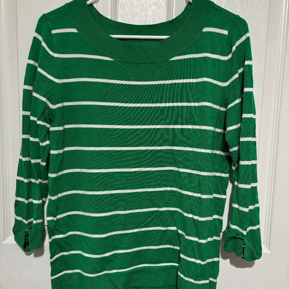 7th Avenue Striped Blouse